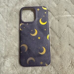 Moon and Stars iPhone 15 Pro Max  Case -Holographic
